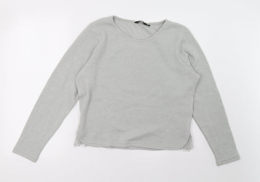 New Look Womens Grey   Pullover Sweatshirt Size 14