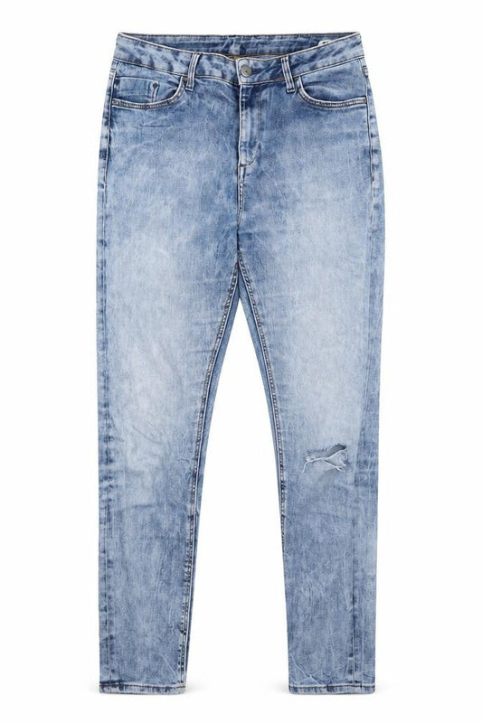 Topshop Womens Blue  Denim Skinny Jeans Size 32 L32 in