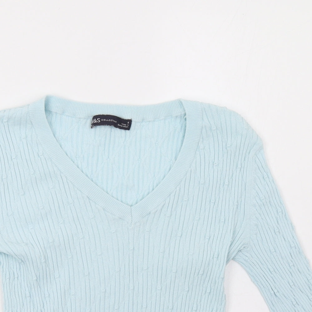 Marks and Spencer Womens Blue   Pullover Sweatshirt Size 8