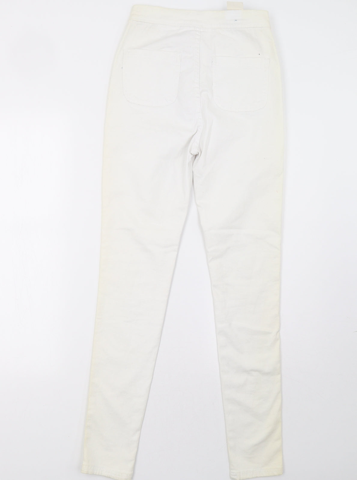 red chilli Womens White   Trousers  Size 8 L32 in
