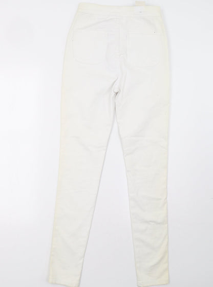 red chilli Womens White   Trousers  Size 8 L32 in