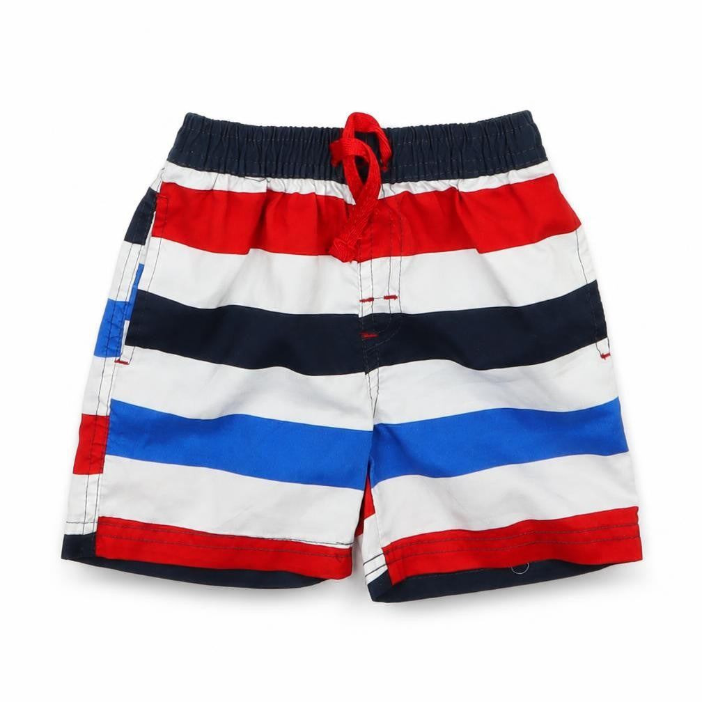 Primark Boys White Striped  Cropped Trousers Size 12-18 Months