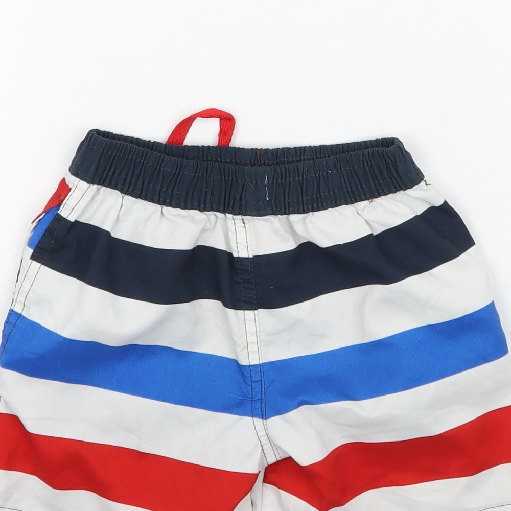 Primark Boys White Striped  Cropped Trousers Size 12-18 Months
