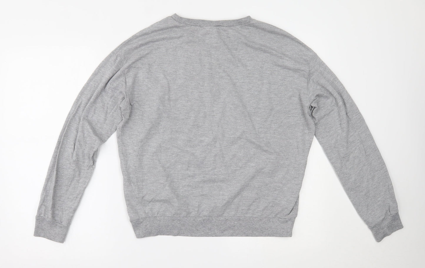 H&M Womens Grey   Basic Blouse Size L