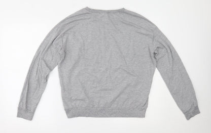 H&M Womens Grey   Basic Blouse Size L