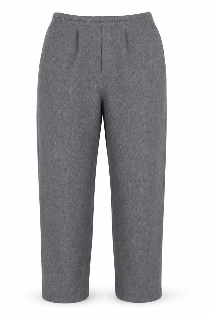 Bonmarché Womens Grey Trousers Size 12 L26 in