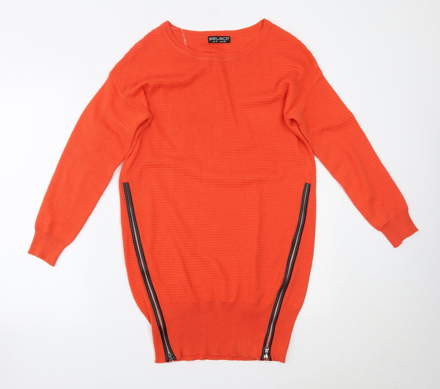 Select Womens Orange   Pullover Jumper Size 8