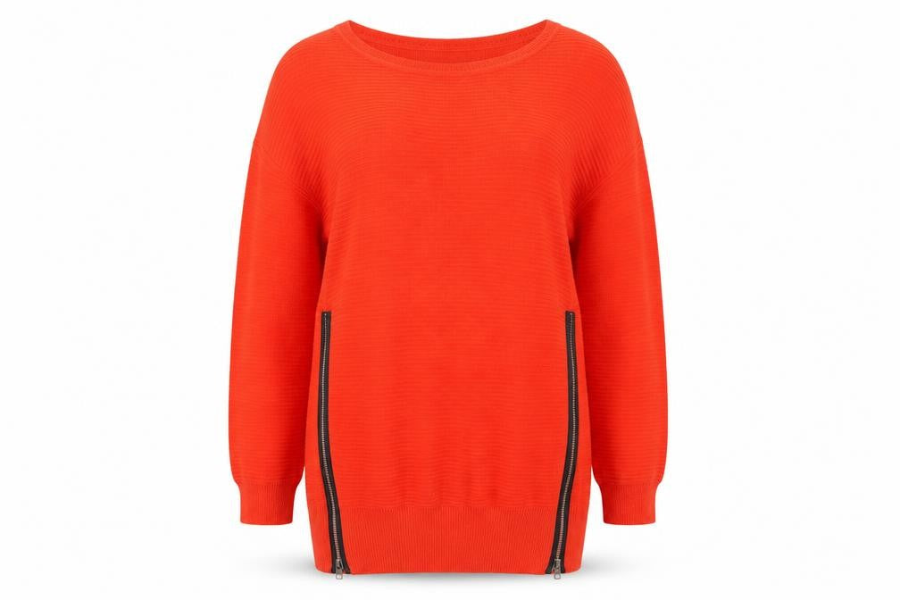 Select Womens Orange   Pullover Jumper Size 8