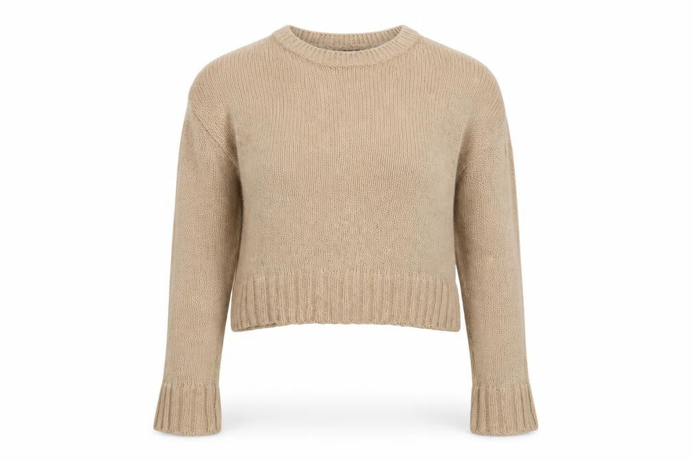 New Look Womens Beige   Cropped Blouse Size L