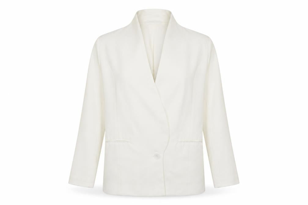 Missguided Womens Ivory   Jacket  Size 10