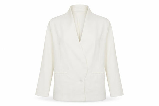 Missguided Womens Ivory   Jacket  Size 10