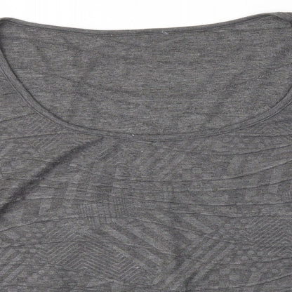 Preworn Womens Grey   Basic Blouse Size XL