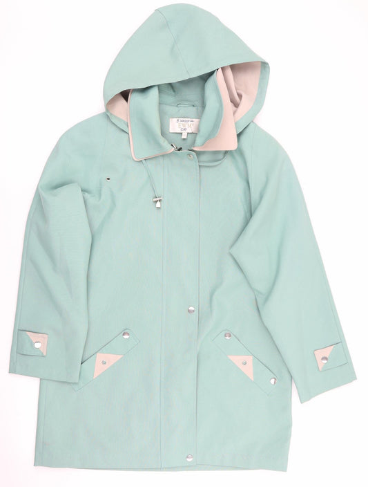 EWM Womens Green   Parka Coat Size 12