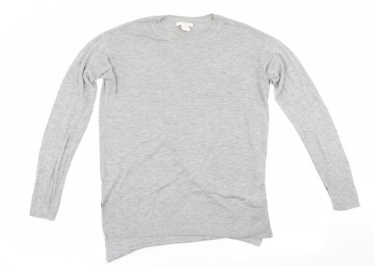 H&M Womens Grey   Pullover Jumper Size 4