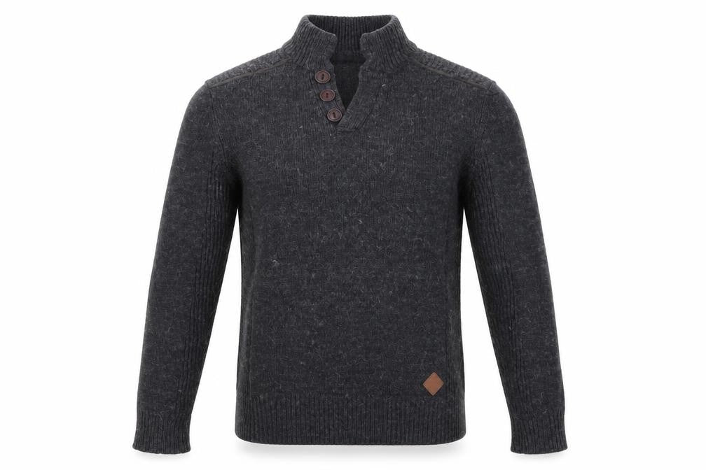 Trait Mens Grey   Pullover Jumper Size S