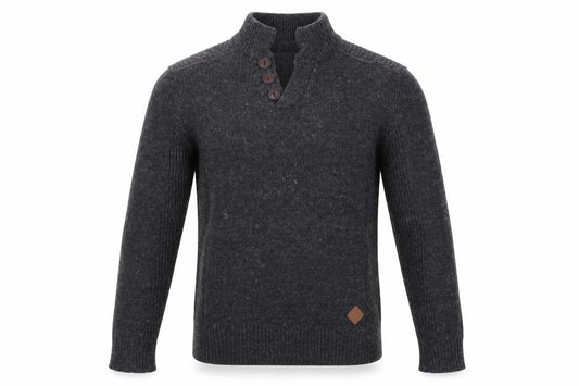 Trait Mens Grey   Pullover Jumper Size S