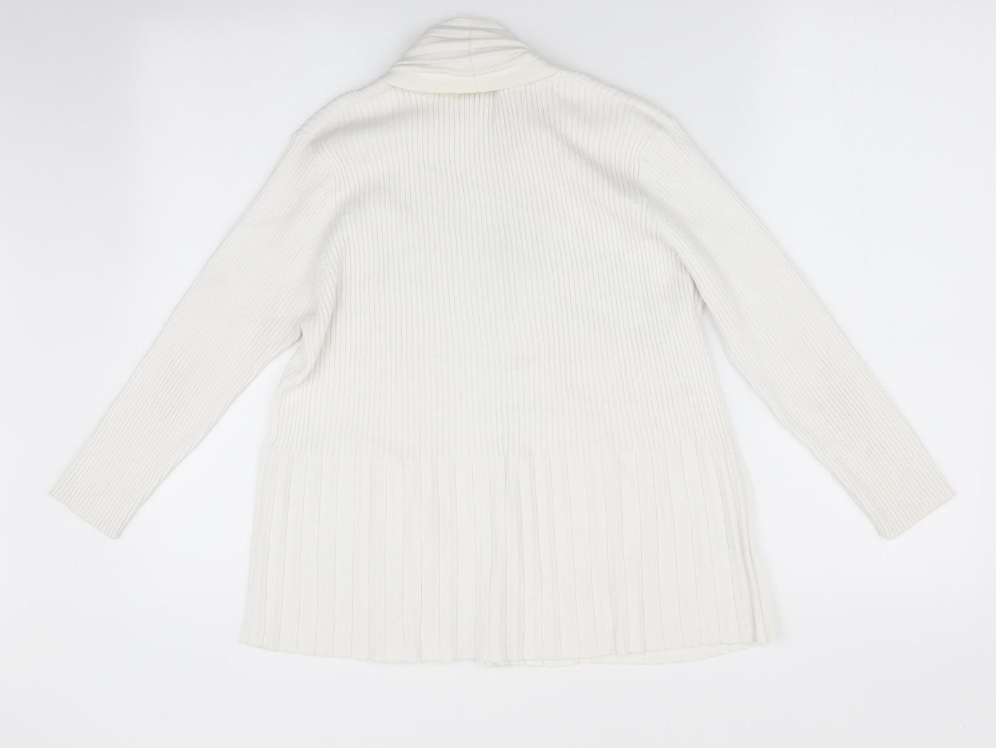 CC Womens Ivory   Cardigan Jumper Size M