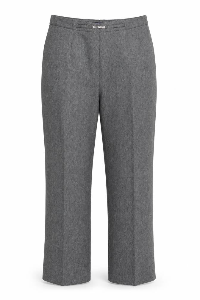 Autonomy Womens Grey Herringbone  Trousers  Size 20 L26.5 in - Back Elastication
