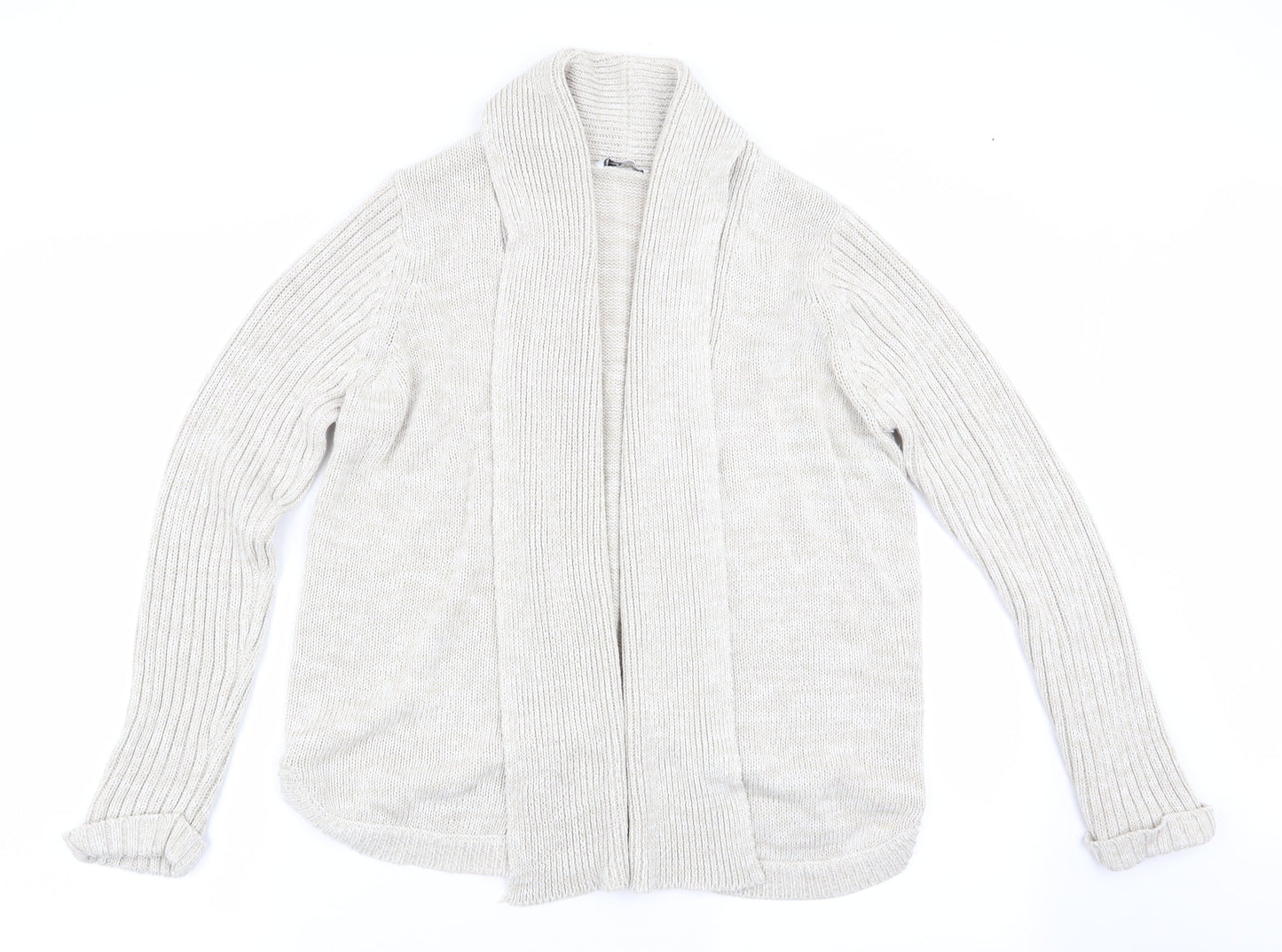 Petite Womens Beige   Cardigan Jumper Size 14