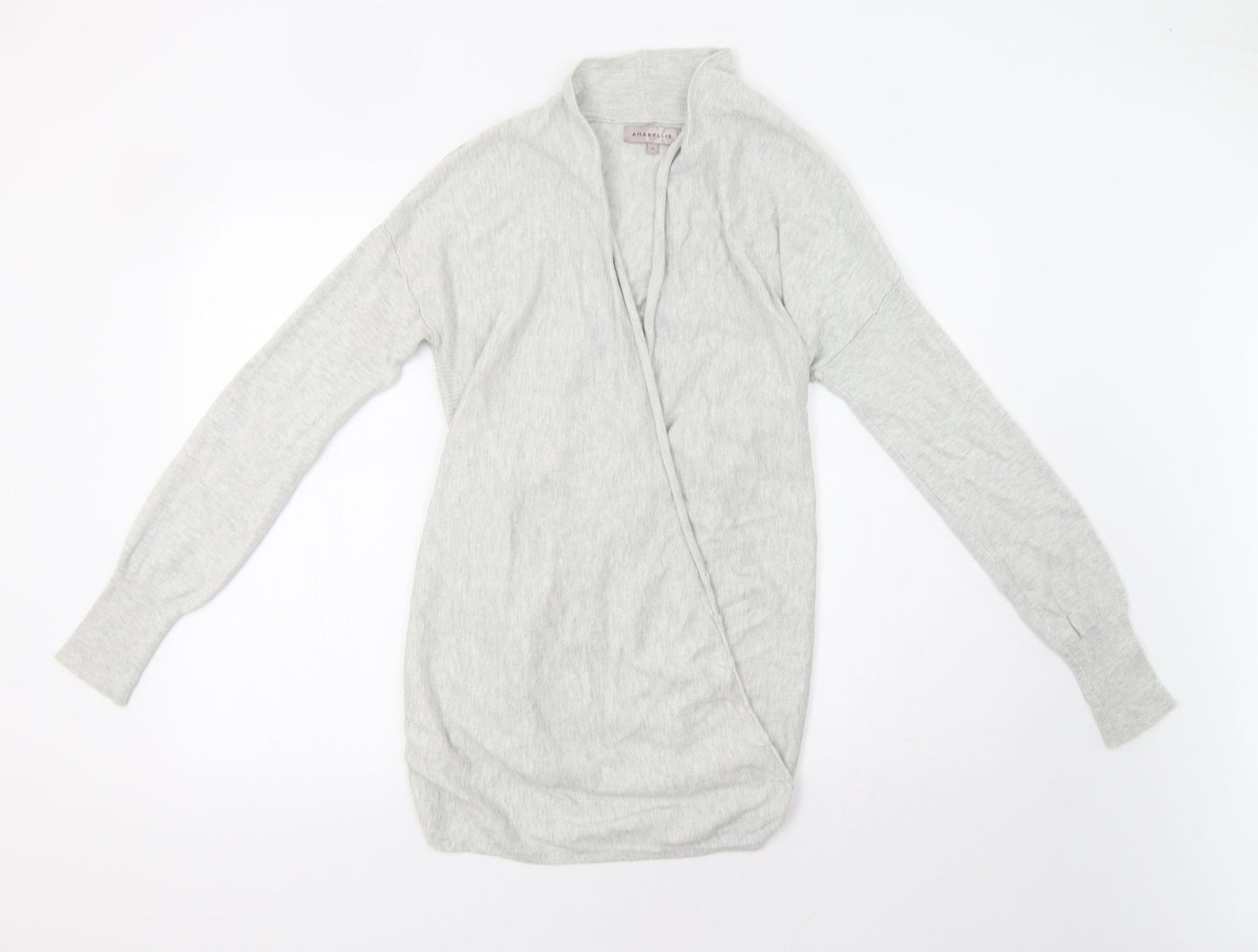 Amaryllis Womens Grey   Cardigan Jumper Size M