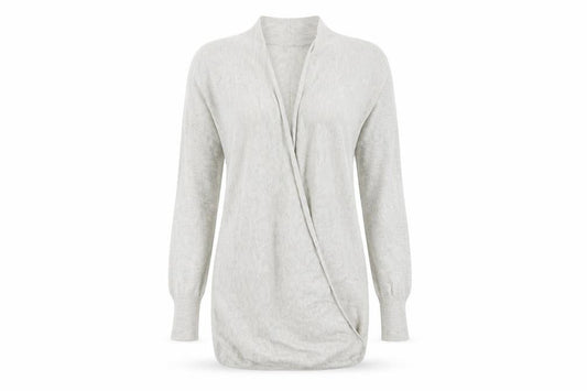 Amaryllis Womens Grey   Cardigan Jumper Size M