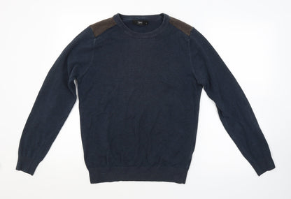 Next Mens Blue   Pullover Jumper Size S