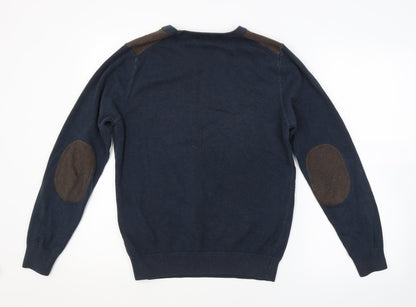 Next Mens Blue   Pullover Jumper Size S