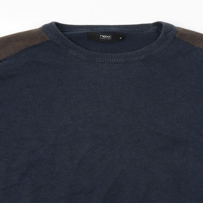 Next Mens Blue   Pullover Jumper Size S