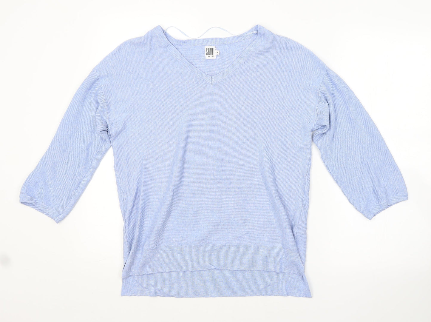 Saint Tropez Clothing Womens Blue   Pullover Jumper Size M