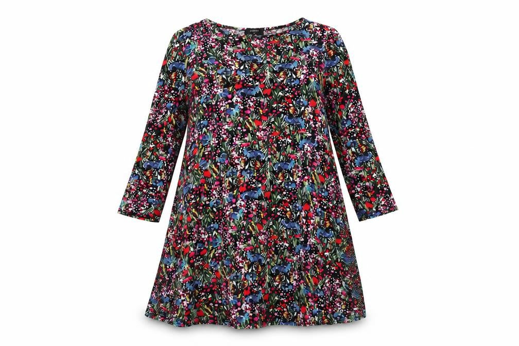 Papaya Womens Multicoloured Floral  A-Line  Size M