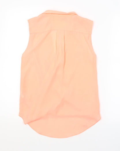 River Island Womens Pink   Basic Blouse Size 6