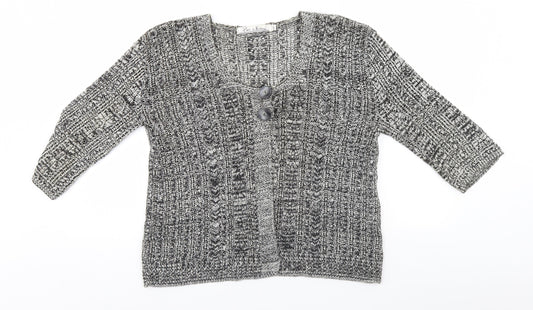 Preworn Womens Grey   Cardigan Jumper Size M