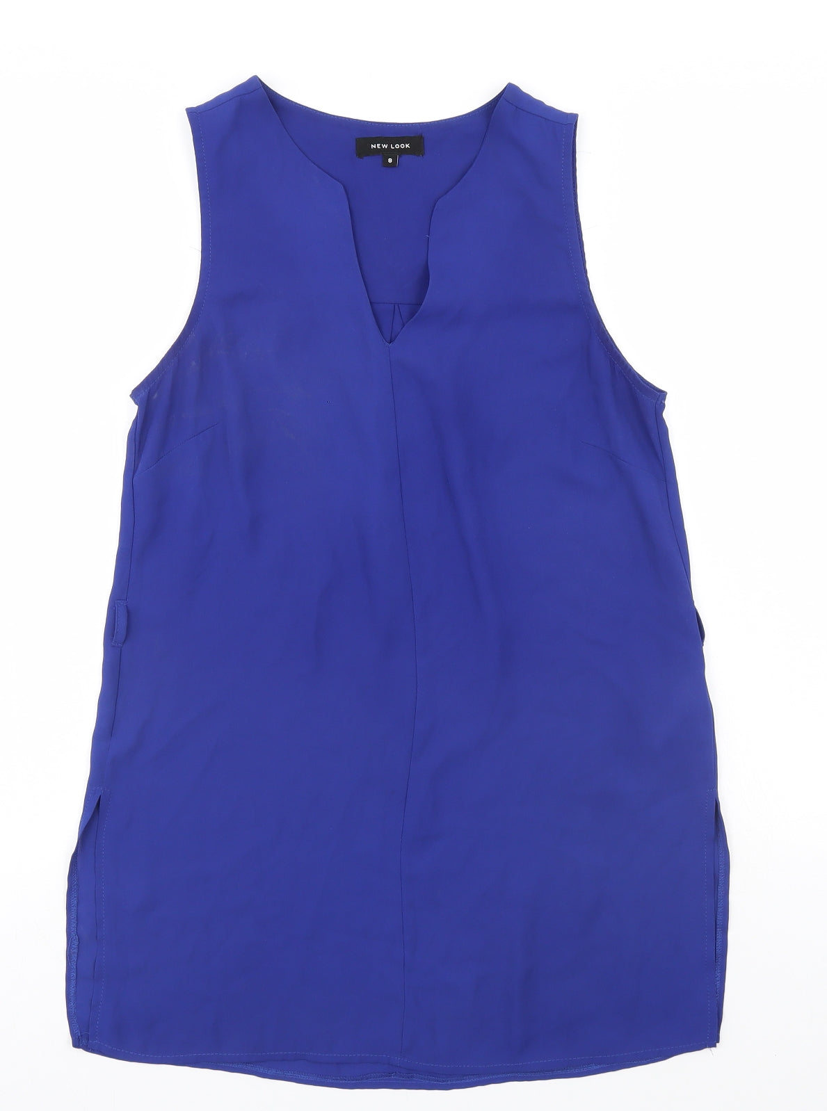 New Look Womens Blue   Basic Tank Size 8