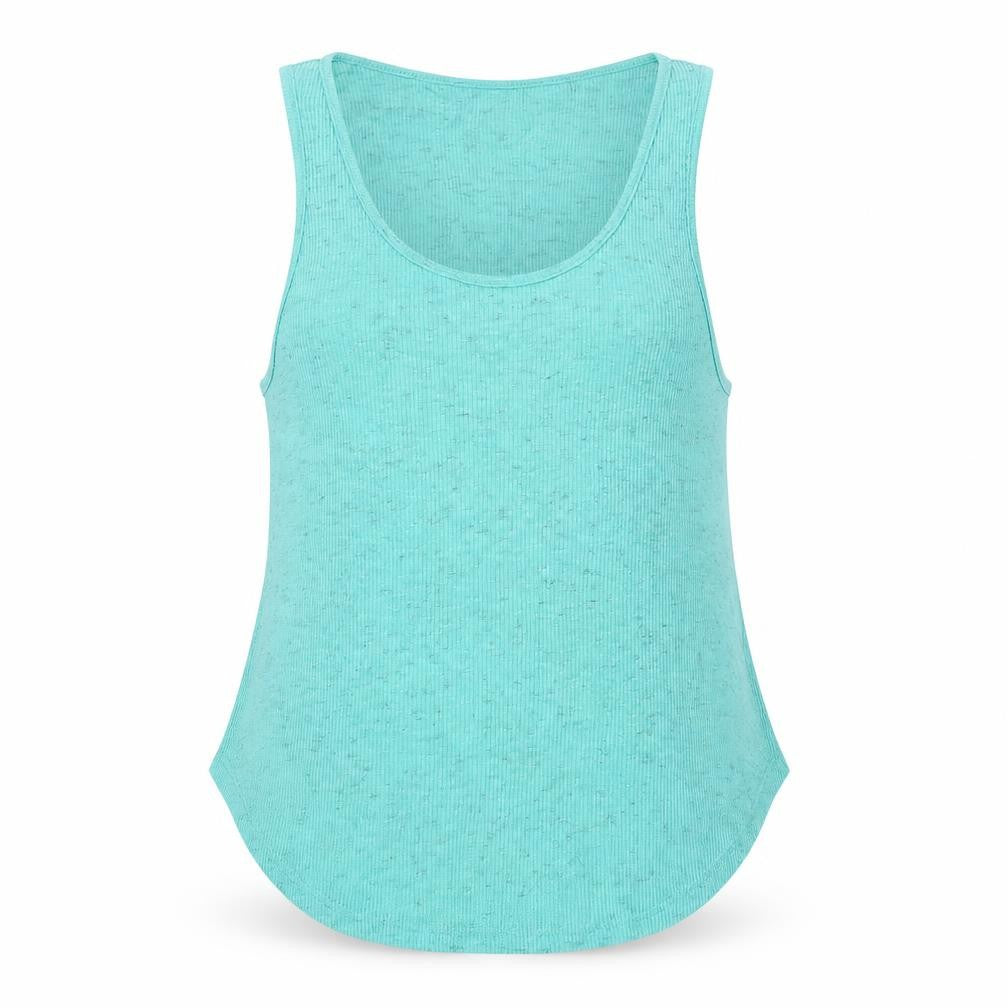 Sparkle & Fade Womens Green   Basic Tank Size S