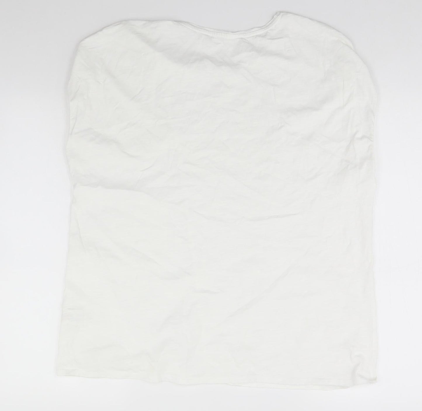 Preworn Womens White   Basic Blouse Size 18