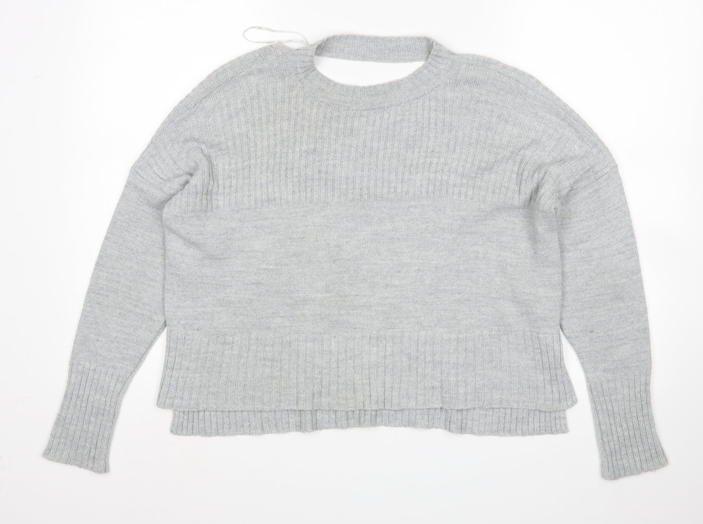 Miss Selfridge Womens Grey   Pullover Jumper Size 8