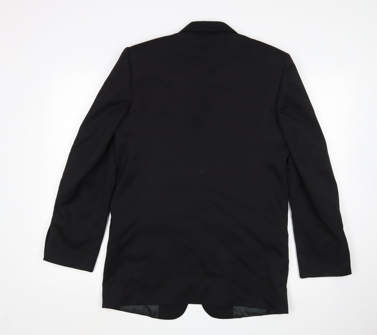 Stanley Blacker Mens Black   Jacket Suit Jacket
