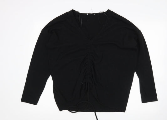 Zara Womens Black   Pullover Jumper Size L