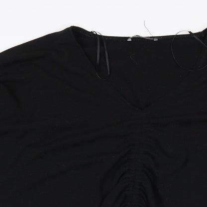 Zara Womens Black   Pullover Jumper Size L