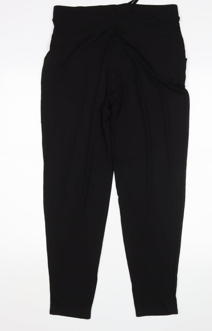 Papaya Womens Black   Sweatpants Trousers Size 12 L28 in