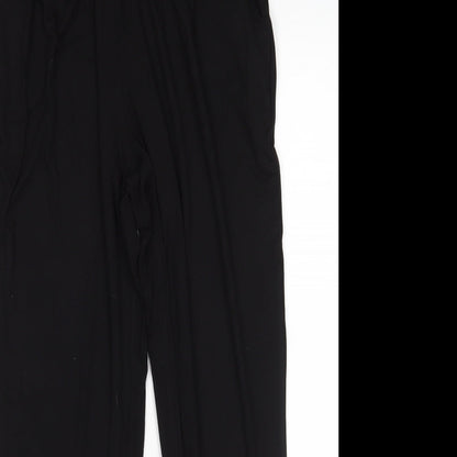 Papaya Womens Black   Sweatpants Trousers Size 12 L28 in