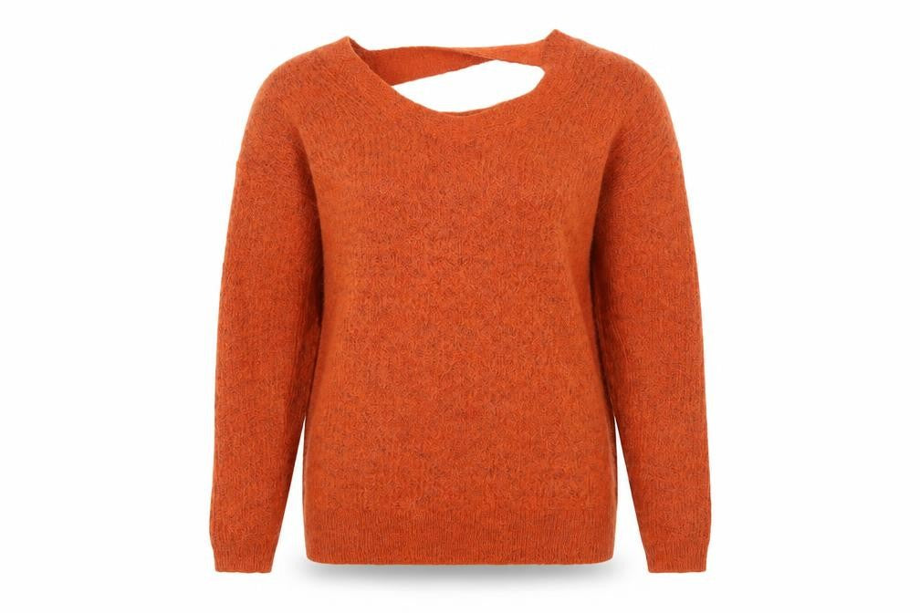 TU Womens Orange   Pullover Jumper Size 10