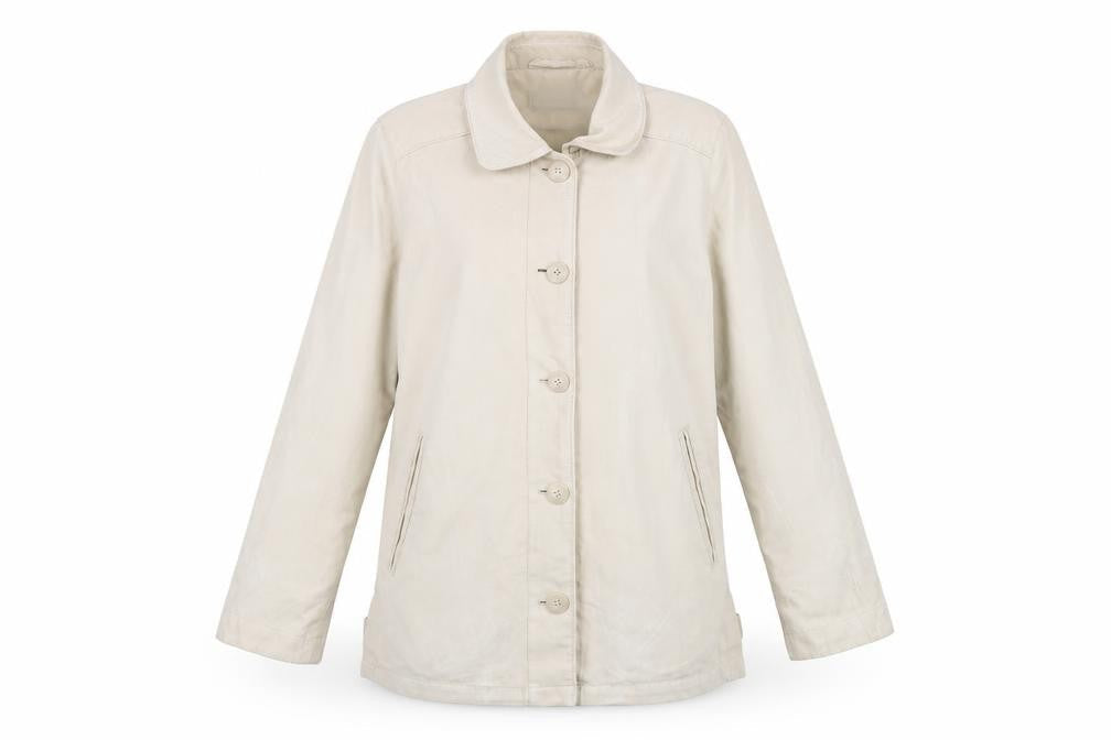 DANNIMAC Womens Beige   Overcoat Coat Size M