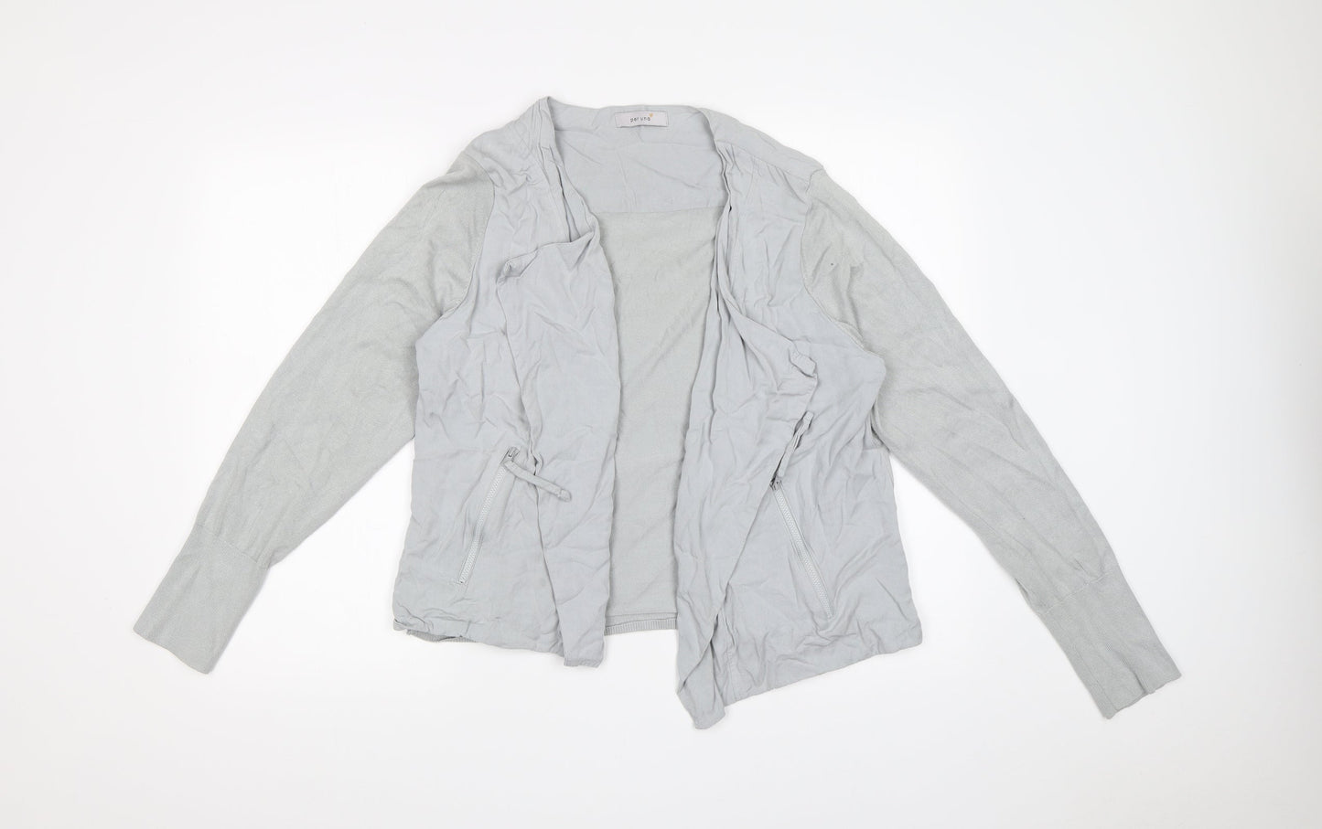 Per Una Womens Grey   Cardigan Jumper Size 16