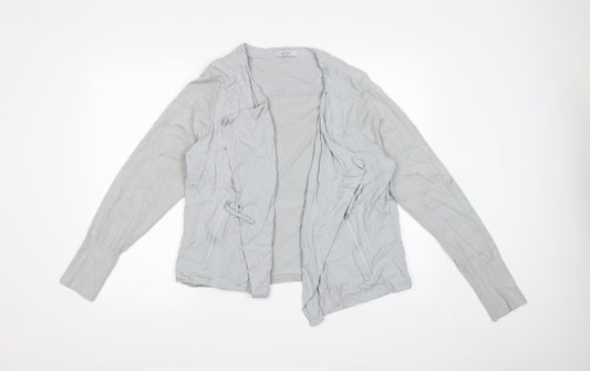Per Una Womens Grey   Cardigan Jumper Size 16