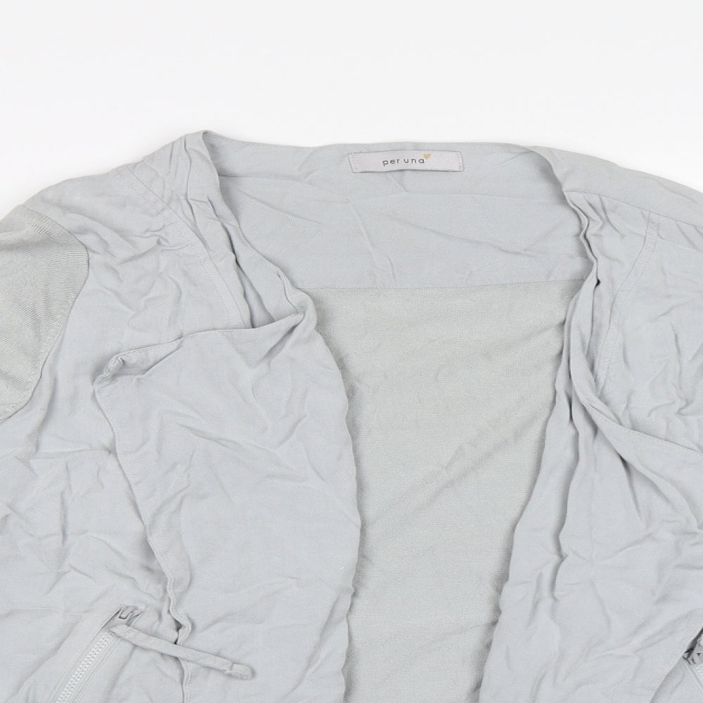 Per Una Womens Grey   Cardigan Jumper Size 16