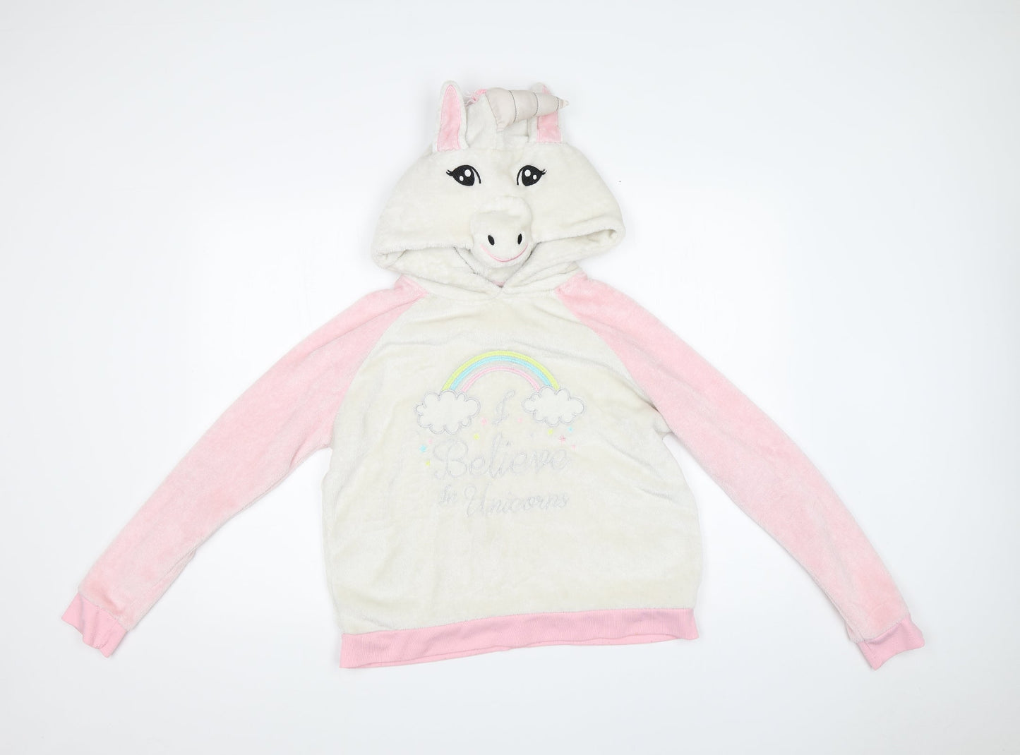 I Believe In Unicorns Womens Multicoloured Solid   Pyjama Top Size M
