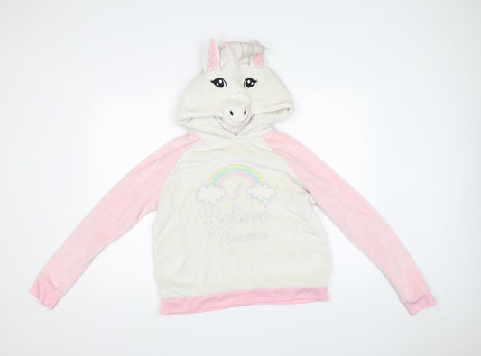 I Believe In Unicorns Womens Multicoloured Solid   Pyjama Top Size M
