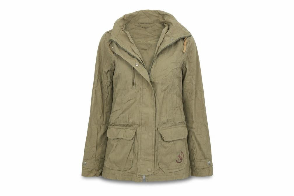 SKINNI Womens Green   Overcoat Coat Size M