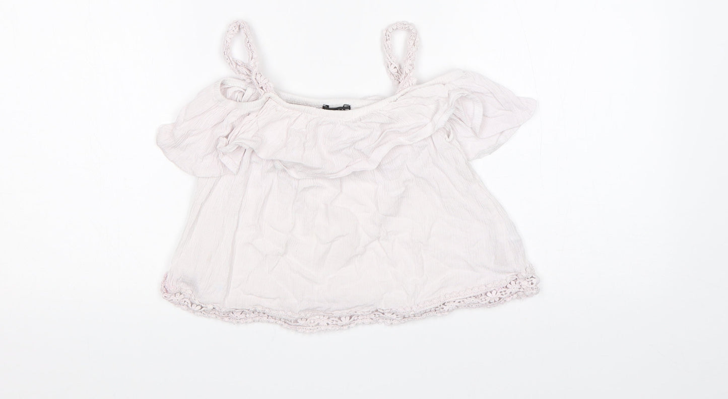 Primark Girls Pink   Basic T-Shirt Size 7-8 Years